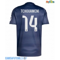 Camisa de time de futebol Real Madrid Aurelien Tchouameni #14 Replicas 2º Equipamento 2025-26 Manga Curta